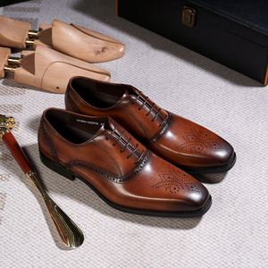 Zapatos Oxford Clásicos de Negocios para Hombre, Transpirables, Antideslizantes, Ligeros, Formales, para Oficina, Boda, Banquete, Otoño, con Diseño de Grafiti - Product Image 2