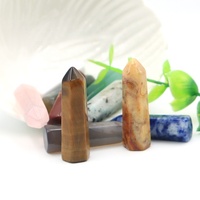 Tour en cristal naturel Points énergie de guérison Chakra Reiki décor de bureau à domicile méditation Yoga spirituel vente en gros en vrac