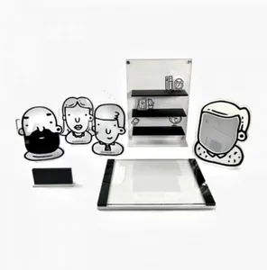 Acrílico cartoon Eyewear Display Armários Transparente Óculos De Sol Armário De Armazenamento Óculos Display stands Case Rack