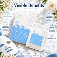 Masque facial bioactif SPA hydratant, régénérant, raffermissant, antioxydant, réparateur des rides, anti-âge, à base de peptides de petites molécules fermentés