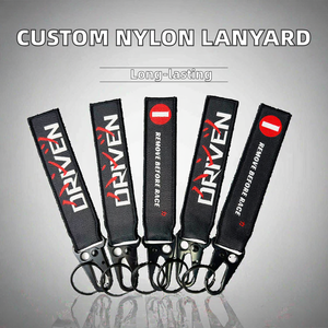New Arrival Hot Sale Customizable Logo Personalized Durable Nylon Short Outdoor Bag Lanyard