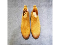 Bottes Chelsea classiques en cuir de vachette souple pour homme, style automne/hiver, hauteur cheville, antidérapantes, à enfiler