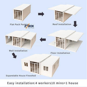 <span class=keywords><strong>Casa</strong></span> Modular Prefabricada de Lujo de 40 pies, 75 m² de Espacio Habitable, Textura de Madera, <span class=keywords><strong>Casa</strong></span> Contenedor Expandible <span class=keywords><strong>para</strong></span> el Mercado de EE. UU., Australia y Canadá - Product Image 4