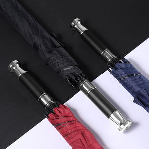 Parapluie droit personnalisé avec logo, 120 cm de diamètre, à armature en fibre de verre, coupe-vent et imperméable, idéal pour les trajets quotidiens, les voyages et la promotion de marque - Product Image 1