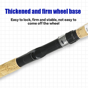 คันเบ็ดตกปลา <span class=keywords><strong>Sougayilang</strong></span> แบบ 3+3 ท่อน คันฟีดเดอร์ คาร์บอนไฟเบอร์และไฟเบอร์กลาส สำหรับตกปลาคาร์พ พร้อมด้ามจับไม้ก๊อก - Product Image 4