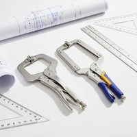 Pince de serrage de type C à grande ouverture, tête réglable, multifonctionnelle, universelle, à tête plate, pour fixation rapide, outils de travail du bois