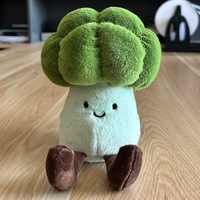 Jouet en peluche pour chien en forme de chou-fleur artificiel pour mâcher, mordre, soulager le stress et les poussées dentaires - Petits/Grands animaux de compagnie