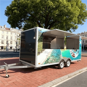 Remorques alimentaires mobiles entièrement équipées, camions de café, remorques de vente ambulante de jus, chariots à glaces et à hot-dogs - Product Image 2