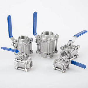 Thép không gỉ Mini Ball <span class=keywords><strong>valve</strong></span> với nữ ren CNC Lathe phay. Tùy chỉnh PVC xử lý - Product Image 1