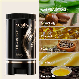 Cire coiffante Joynna à tenue forte, protection solaire, ingrédients naturels, sans alcool, avec eau de riz et kit Bling Shine - Product Image 2