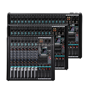 Console de mixage DJ TNH DK06 6 canaux <span class=keywords><strong>avec</strong></span> 99 effets DSP, <span class=keywords><strong>lecteur</strong></span> USB, alimentation fantôme 48V, <span class=keywords><strong>lecteur</strong></span> MP3, équipement sonore - Product Image 5