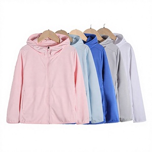Chaqueta de Protección Solar UPF50 Ecológica, Larga, Personalizada 2023, para Niños, Fresca, Transpirable, Protección UV, Poliéster/Nailon - Product Image 3