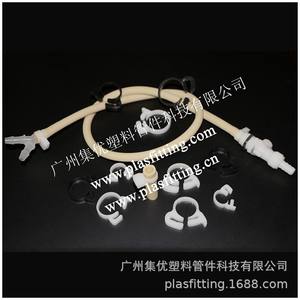 Abrazadera de tubo JU de 4-6 mm, 6-8 mm, 8-10 mm, abrazadera de plástico para manguera para detener el flujo de agua y regularlo - Product Image 4