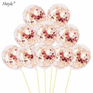 Pancarta de Feliz Cumpleaños, Globos de Número <span class=keywords><strong>25</strong></span> en Oro Rosa, Globos de Confeti en Oro Rosa, Artículos para Fiesta de <span class=keywords><strong>25</strong></span> Cumpleaños SET016 - Product Image 5