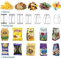 Système d'emballage vertical automatique de haute précision RUNLI RL-420 pour sachets de céréales, gaufres, chips de pommes de terre, boissons et textiles (50-150g)
