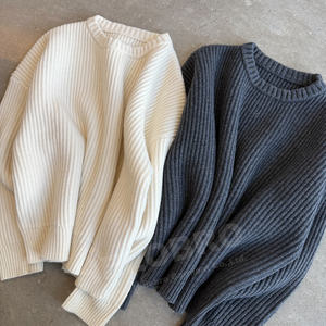 Custom Winter Wear Fashion Hochwertiger Strick pullover mit Rundhals ausschnitt Langarm-Strickwaren Heavy Loose Custom Knitted <span class=keywords><strong>Sweater</strong></span> - Product Image 4