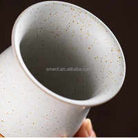 2026 Emerit Tasse à yerba maté en céramique style nordique classique, personnalisable avec logo, avec base en bois et bombilla