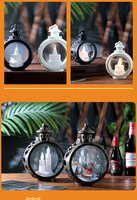 LED Weihnachtsgeschenke LED Weihnachtsanhänger Dekorativer Schaukasten Display Strandsand Halloween Weihnachtsdekoration