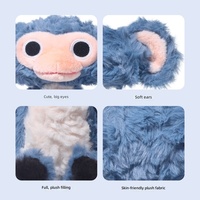 Peluche Zhuoqu Dewa Monkey Bestie, figurine amusante, poupée en tissu, compagnon de sommeil unisexe, oreiller à câliner, polyester, coton PP