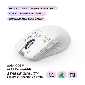 เมาส์เกมมิ่งแบบออปติคอลระดับมืออาชีพ ปรับ DPI ได้ 5 ระดับ Ka8g2 ติดตามการเคลื่อนไหว 1000hz ความเร็วในการตอบสนองตามหลักสรีรศาสตร์ X-55green เซ็นเซอร์ Ka8g2 - Product Image 1