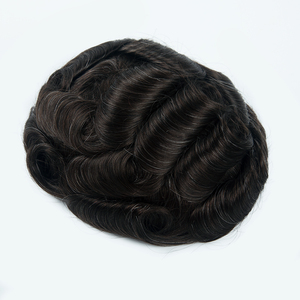 ทูพีชายแบบลูกไม้สวิสแบบมองไม่เห็น เทคโนโลยีการต่อผมแบบ Single Knot ผมแท้จากอินเดีย 100% ตัวเลือกที่ดีที่สุดสำหรับการเปลี่ยนผมที่มองไม่เห็นได้เลย - Product Image 5