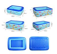 Aufblasbarer Familien-Swimmingpool für Kinder, großes aufblasbares Lounge-Becken für Garten und Hinterhof