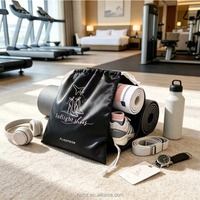 Emballage textile personnalisé en satin/soie, sac/sacs cadeaux/sacs anti-poussière, sac d'organisation de voyage multifonctionnel/ polyvalent