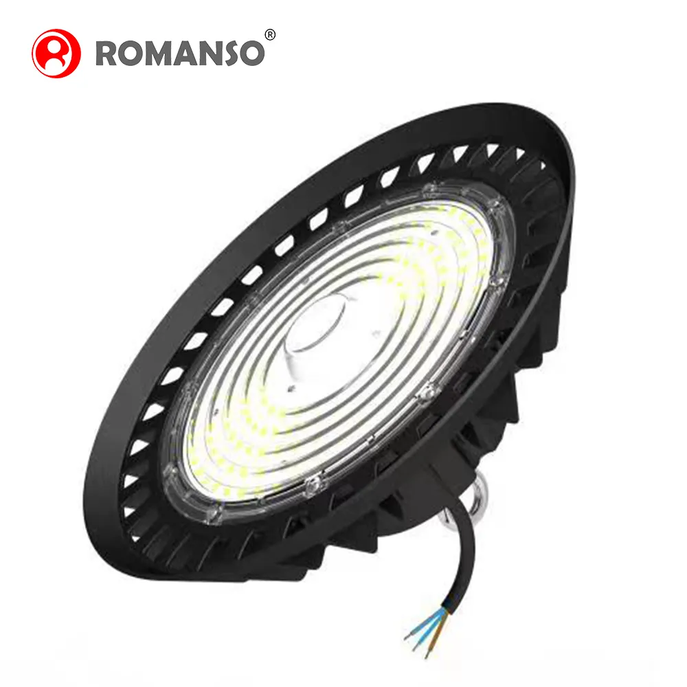 Romanso Customization Remote Sensor Led High Bay Light Ufo 150W For Industry Ufo Led High Bay Lamp