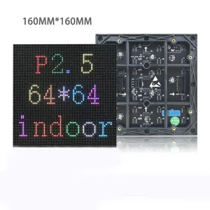 Super clear Matrix 64x64 pixel Indoor outdoor LED Display Screen television P2.5 led module