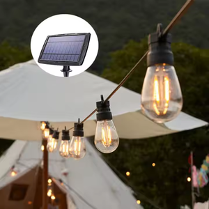 <span class=keywords><strong>Guirnaldas</strong></span> <span class=keywords><strong>de</strong></span> adorno <span class=keywords><strong>de</strong></span> Navidad Jardín al aire libre Patio Vacaciones Hogar Festival Decoración Retro Edison Filamento Globo Bombilla LED Luces <span class=keywords><strong>de</strong></span> cadena - Product Image 5