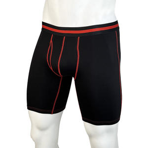 Pantalones Cortos de Compresión de Punto de Talle Alto <span class=keywords><strong>para</strong></span> Hombre, Transpirables, de Algodón y Elastano, Moldeadores de Cuerpo, Control de Abdomen, Pantalones Reductor - Product Image 4