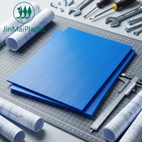 Plaque en plastique PP rigide durable certifiée ISO9001, écologique, imperméable, haute dureté de surface, panneau rainuré/contreplaqué sur mesure