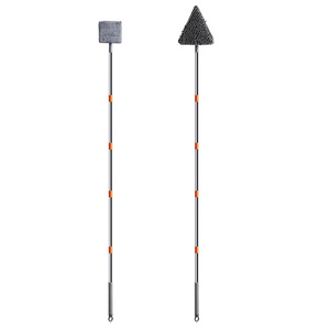 Nouvel ensemble de balais serpillères plats modernes de grande taille avec manche télescopique, nettoyeur professionnel pour sols, balai magique rotatif <span class=keywords><strong>à</strong></span> 360° pliable - Product Image 2