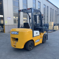 Chariot élévateur électrique pour entrepôt, 2,5 tonnes, contrepoids, batterie lithium-ion, hauteur de levage 3,4 m, déplaceur latéral