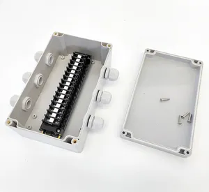 Boîtier en plastique PW002-TBR20A-13P boîte de commutation abs boîtes à bornes électroniques