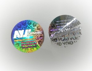 Autocollant laser d'hologramme de sceau de sceau de garantie inviolable - Product Image 1