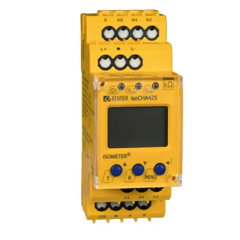 Isômetro ischa425 relé do monitor de falha, do solo, monitorando a resistência isolante para estações de carregamento dc