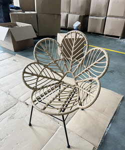 Chaise de salle à manger moderne <span class=keywords><strong>en</strong></span> gros pour restaurant, hôtel, tabourets de bar <span class=keywords><strong>en</strong></span> <span class=keywords><strong>rotin</strong></span> noir avec <span class=keywords><strong>repose</strong></span>-pieds métallique pour extérieur, parc, loisirs - Product Image 3