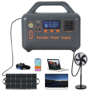 สถานีไฟฟ้าพกพา 500W 461WH, เต้ารับไฟฟ้ากระแสสลับ 220V แบบ Pure Sine Wave และเครื่องกำเนิดพลังงานแสงอาทิตย์สำหรับการตั้งแคมป์ ใช้สำรองไฟบ้าน - Product Image 2