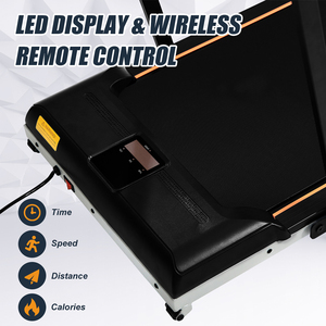 Lijiujia regolabile cardio tavolo pieghevole portatile passante larghezza di banda che corre cintura mini tapis roulant da jogging - Product Image 6