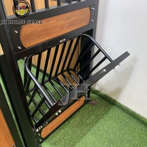 Porte Scorrevoli in Legno di Bambù per Stalle, Attrezzature per Scuderie, Pannelli per Box Cavalli, Porta con Cerniere - Product Image 3