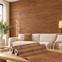 Papier peint à effet bois réaliste MORLENX pour la décoration murale intérieure moderne, maison, bureau, meubles