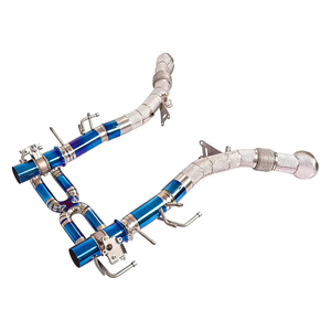 Système d'échappement en titane sans catalyseur GDR avec soupapes pour Ferrari SF90 3.9T V8 2019-2024 Haute performance Directement de l'usine - Product Image 2