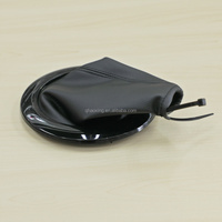 Manchon de levier de vitesses en cuir noir/argenté pour Renault Megane Mk2 Sport Tourer II