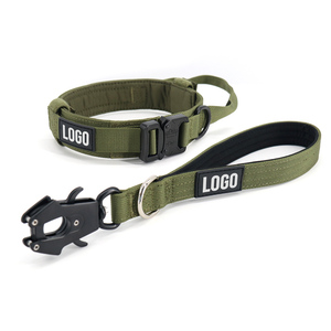 Hızlı serbest Metal toka ile ağır Premium takviyeli naylon köpek tasması taktik köpek yaka - Product Image 4