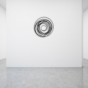 High Quality Metal Wall <b>Art</b> with Spiral Pattern for Living Room Accent Wall or Hallway Decor at Reasonable Price - Product Image 3