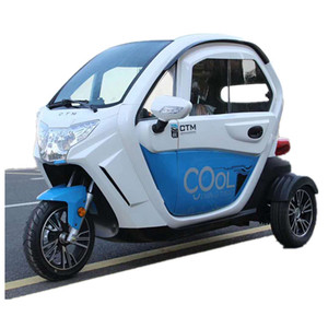 Triciclo Eléctrico Gtn de 1000w, 40km/h, Rojo, Totalmente Cerrado, Vehículo de Movilidad de Tres Ruedas - Product Image 5