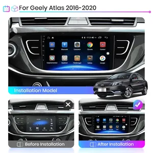 Cho Geely <span class=keywords><strong>Atlas</strong></span> NL-3 2016-2020 Xe Đài Phát Thanh <span class=keywords><strong>GPS</strong></span> Navigation Wifi 4G Stereo Đa Phương Tiện Máy Nghe Nhạc Không Dây BT Carplay Tap Recorder IPS - Product Image 3
