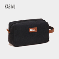 Pochette de rangement pour appareils électroniques en toile minimaliste avec logo personnalisé, sac de rangement portable pour câbles numériques, étui de transport pour accessoires technologiques de voyage