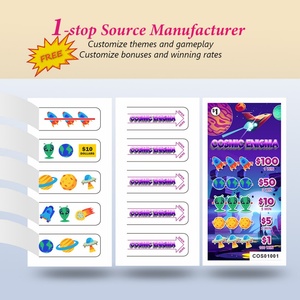 Impression de billets de jeu instantanés et de tickets à gratter en carton de haute qualité 280 GSM - Product Image 5